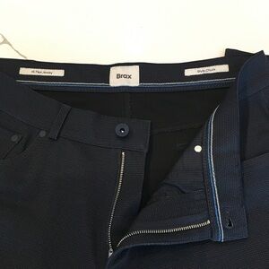 Brax Navy Trousers Style Chuck Hi Flex Jersey 34x34 comfortable Slacks Men’s